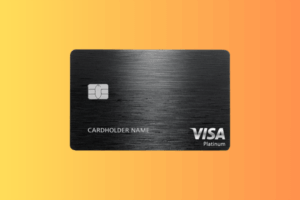 Карта Visa Platinum с кредитным BIN банка Киргизии